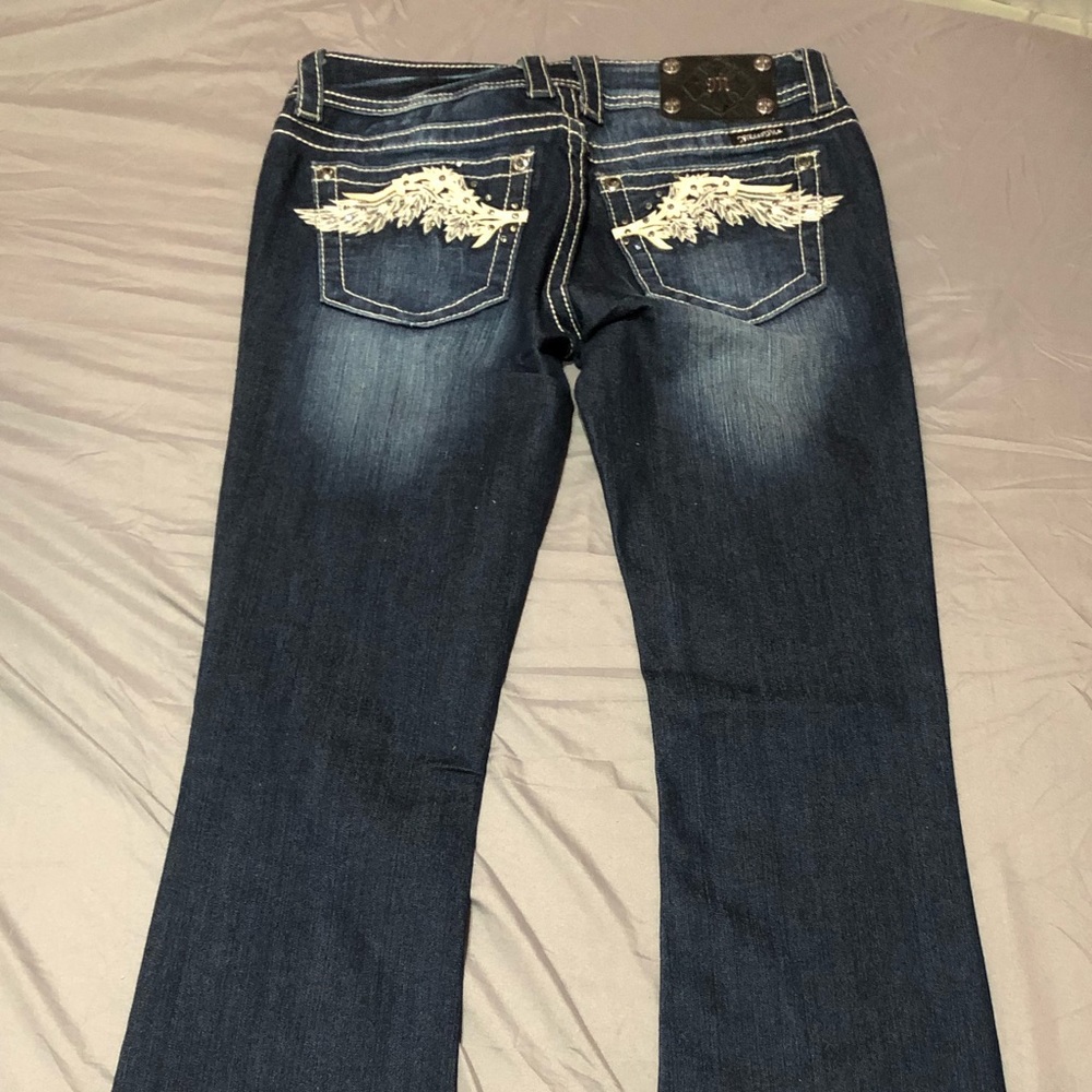 Miss Me Jeans winged pockets